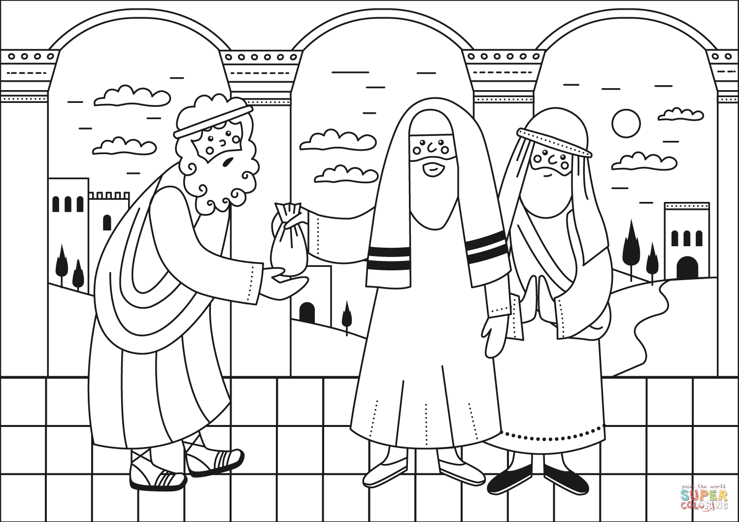 Рисунок учащегося 7 класса Иуды образ покаяния
