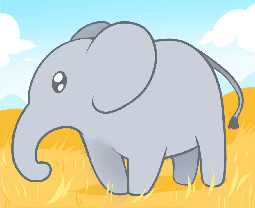 Слоник старую версию. Слоненок карандашом для детей. Слон рисунок. Нарисовать слона. Поэтапное рисование слона.