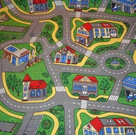 СТАДСДЕЛЬ ковер, 130x133 см