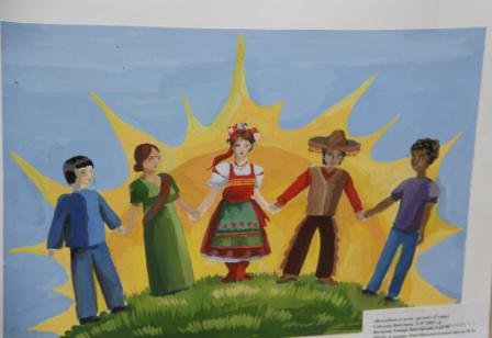 Рисунок на тему хоровод дружбы