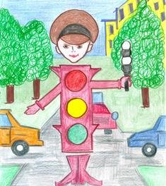 Рисунки по ПДД