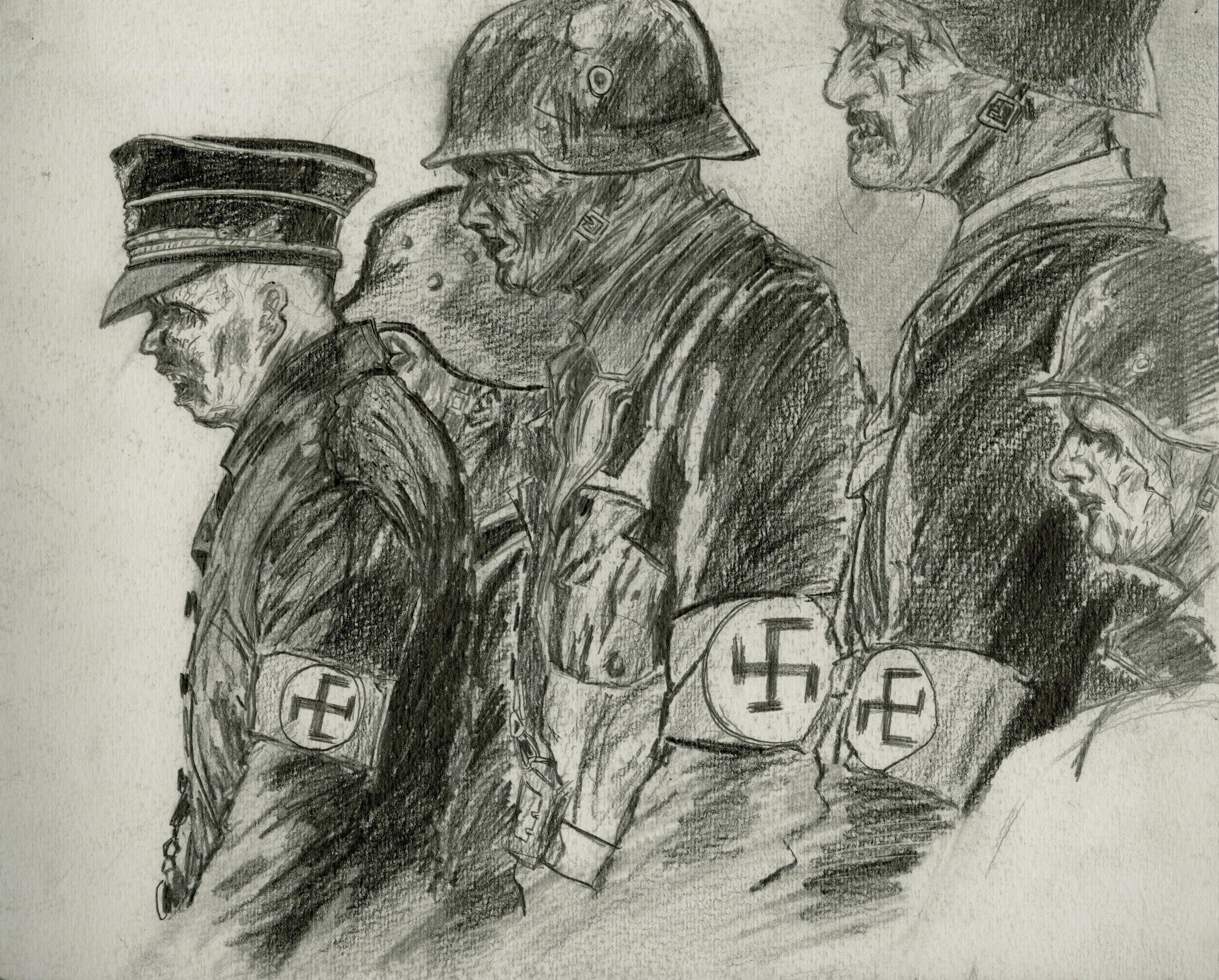 Рисовать фашистов