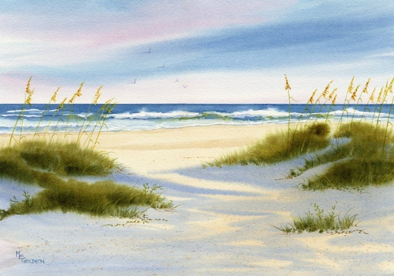 Картины Балтийского моря дюны
