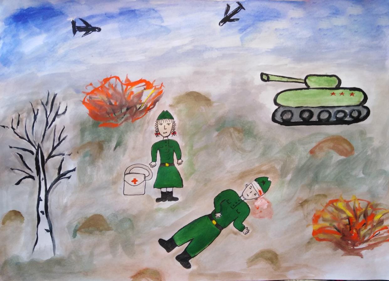 Про войну для детей 3 класса. Рисунки на военную тему. Детские рисунки на военную тему.