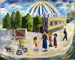 Екатеринбург акварель