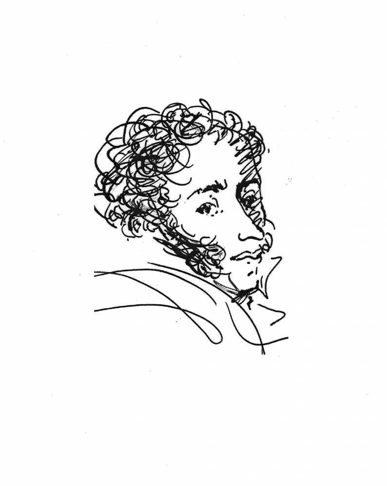 Александр Сергеевич Пушкин профиль