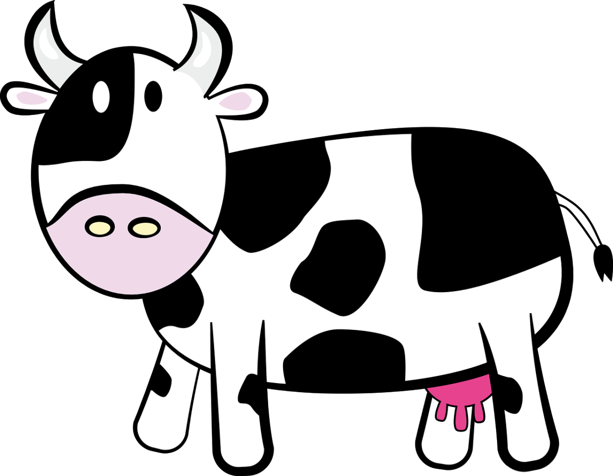Корова мультяшная. Корова рисунок. Рисунки для срисовки коровка. Корова клипарт.