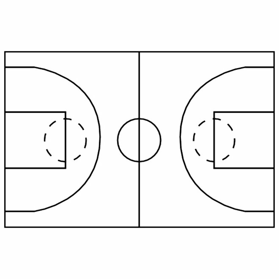 Баскетбольная площадка рисунки
