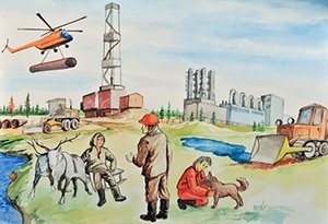 Добыча газа для детей