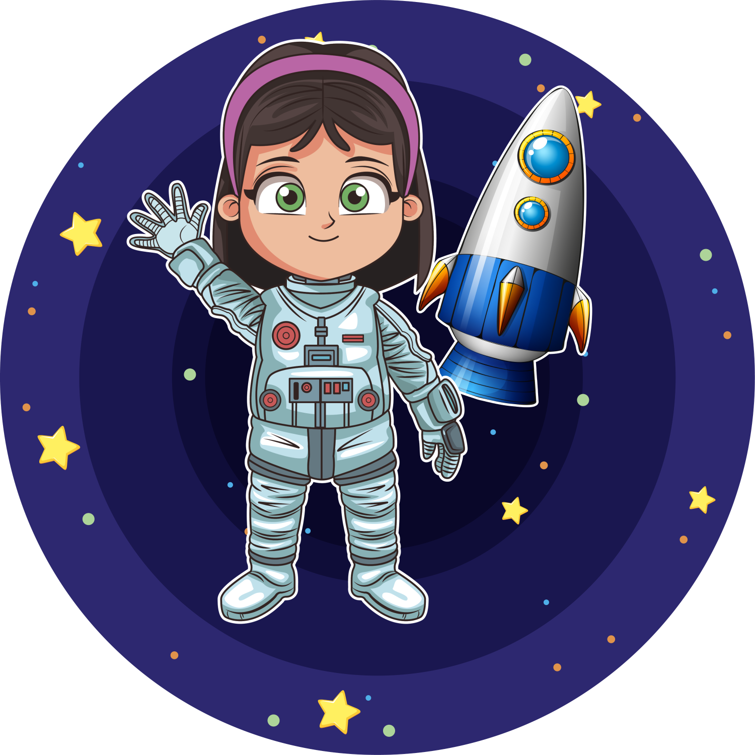 Космонавт мультяшный. Детям о космосе. Космическая тематика для детей. Космическая тема для детей.