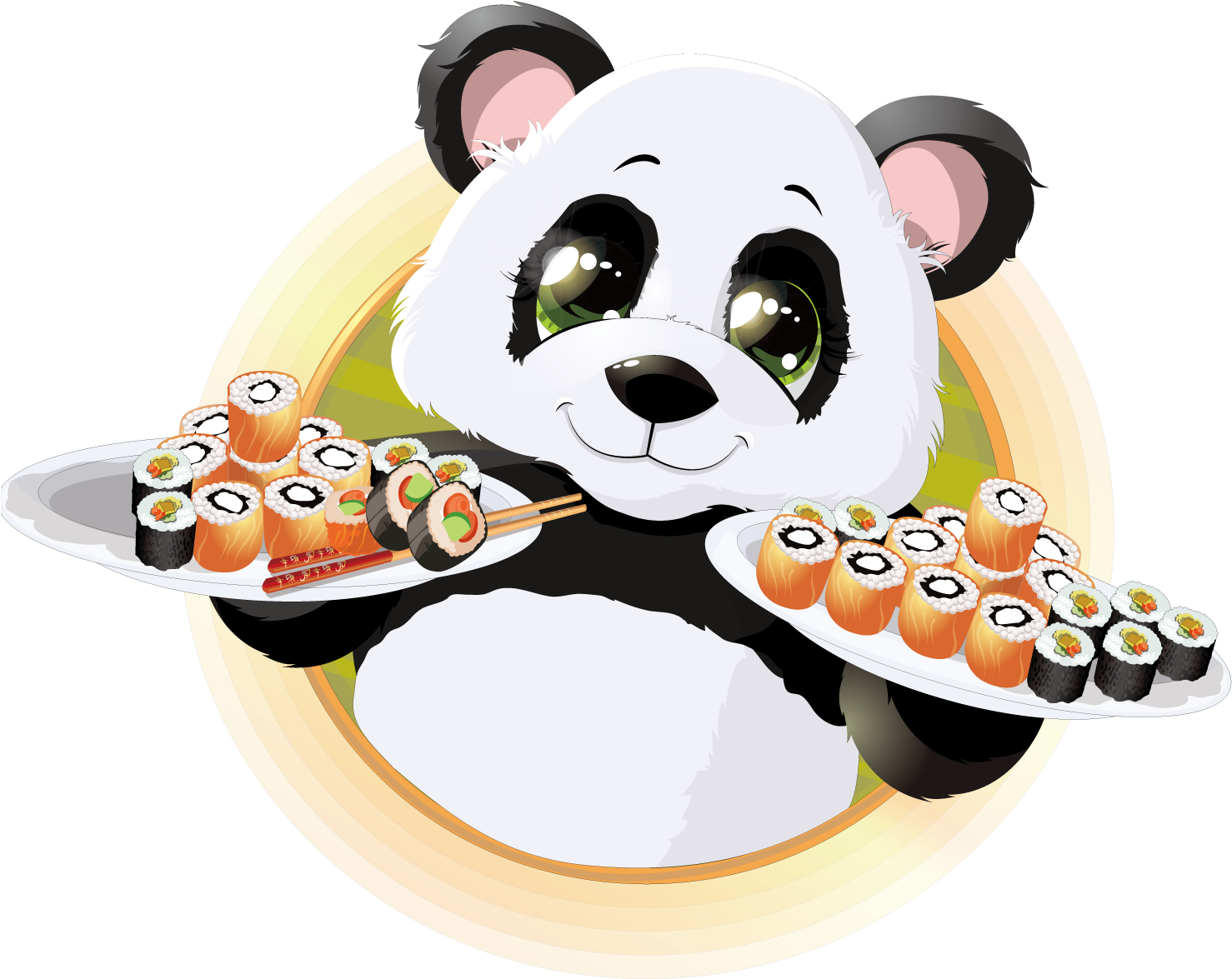 Голодная панда доставка. Суши Панда. Панда еда. Суши Панда логотип. Роллы Панда кафе.