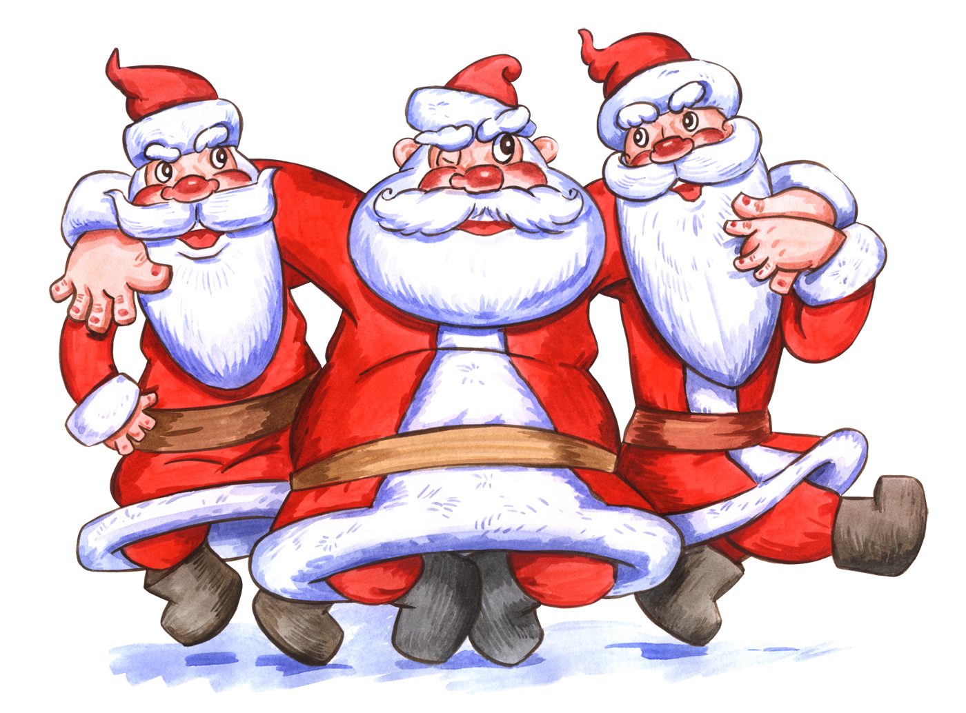 Два веселых деда. Дед Мороз мультяшный. Дед Мороз картинки. Смешной дед Мороз. Дедушка Мороз рисунок.