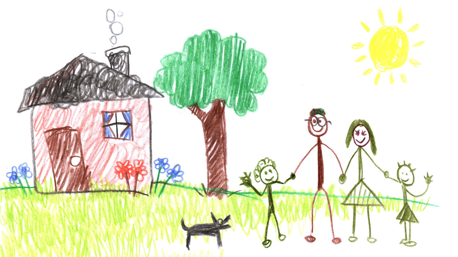 DataLife Engine > Версия для печати > Детский рисунок дом и дерево (41 фото)
