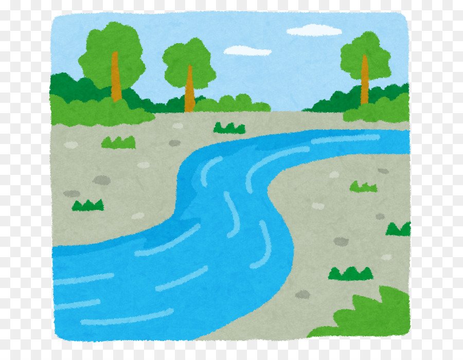 Речка мультяшная. Нарисовать реку. Река для детей.
