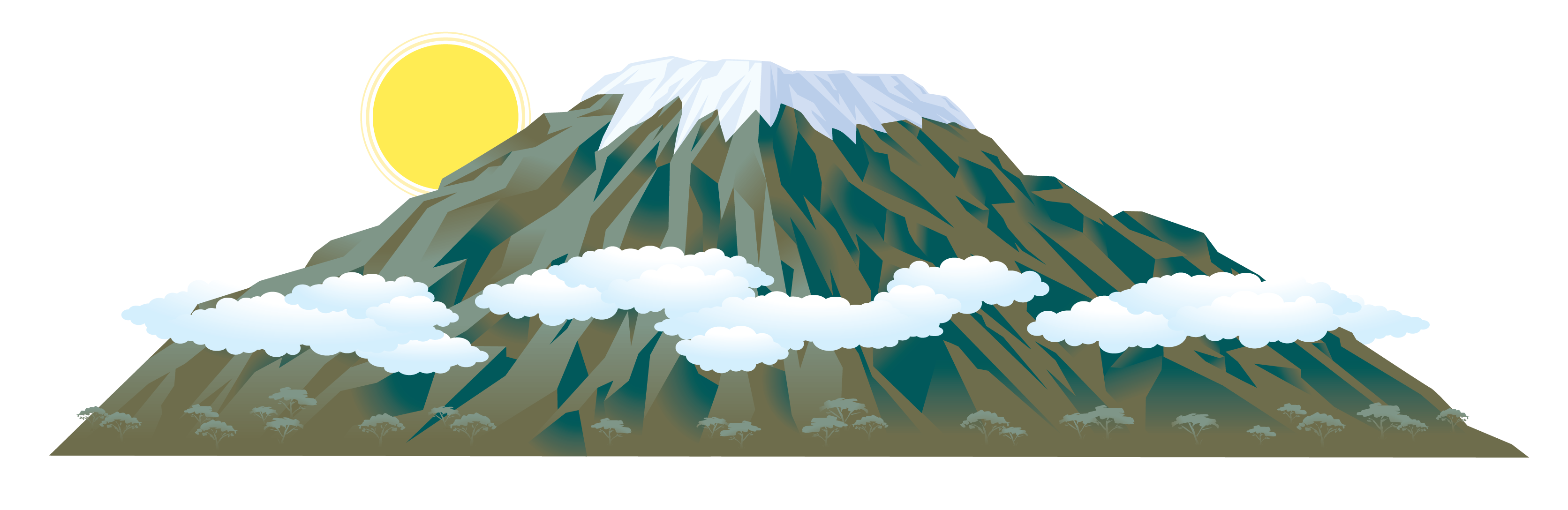 Килиманджаро гора и Эверест. Гора Олимп вектор. Гора Килиманджаро вектор. Гора Эверест на белом фоне.