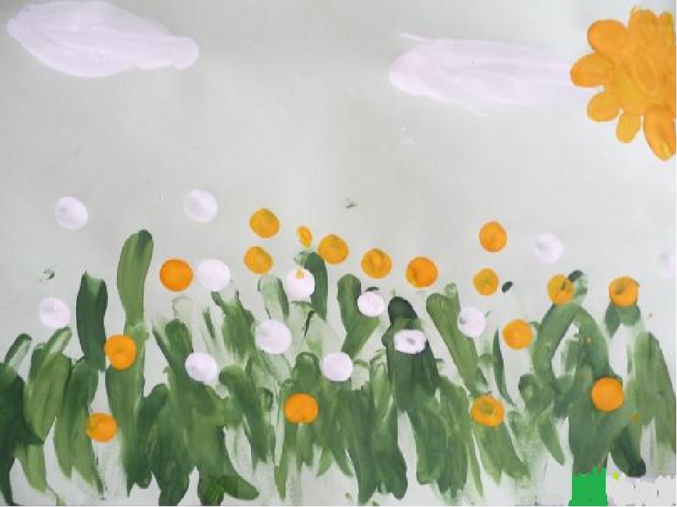 Рисуем ясли. Рисование цветов пальцами. Рисование пальчиками цветы. Цветы красками для детей в садике. Рисование пальчиками в детском саду.