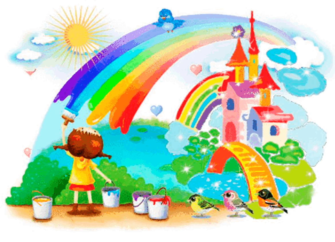фото радуги для детей рисунок