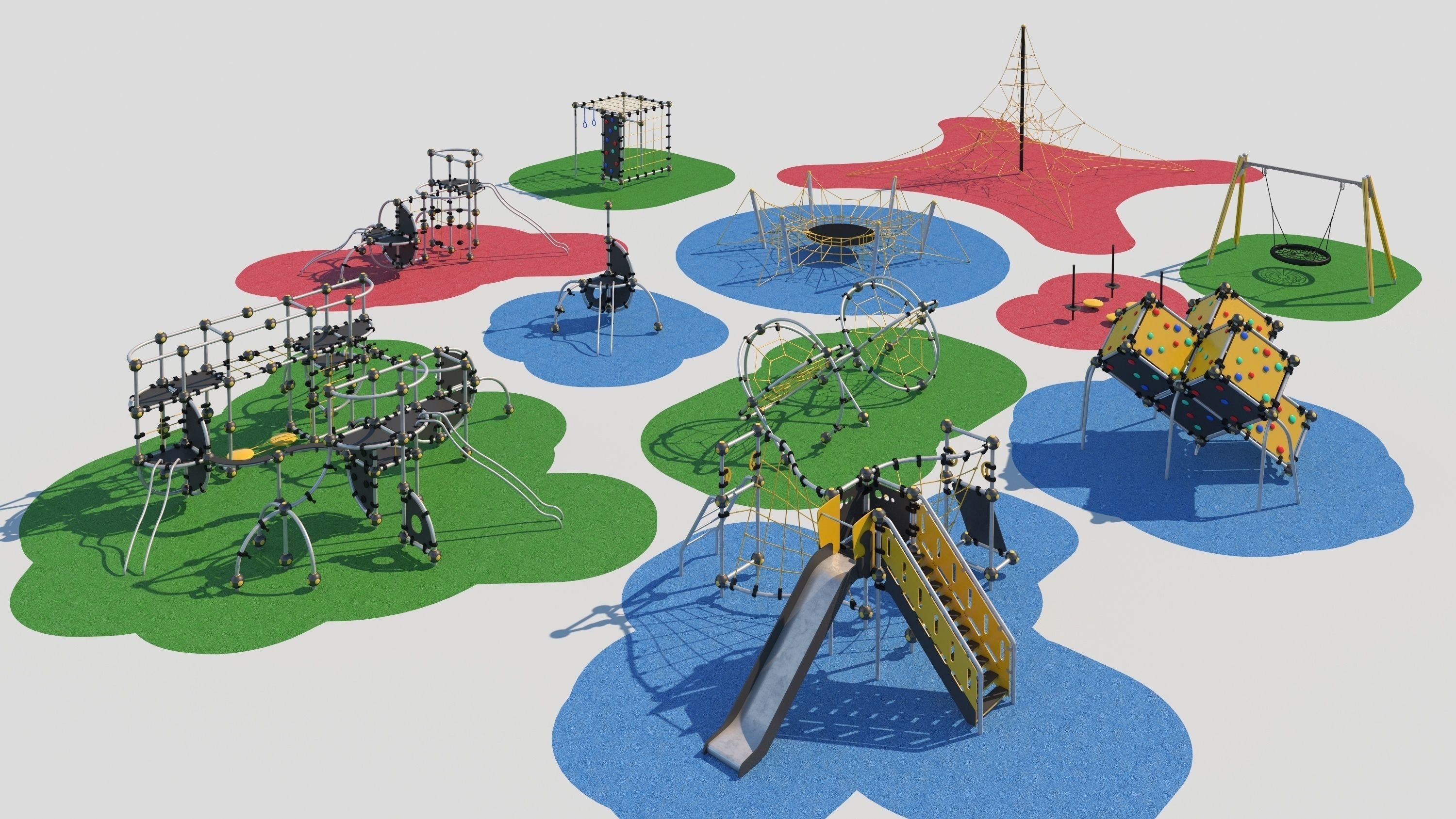 Модель детской площадки