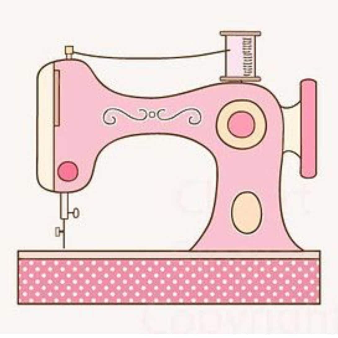 Аппликация швейная машинка