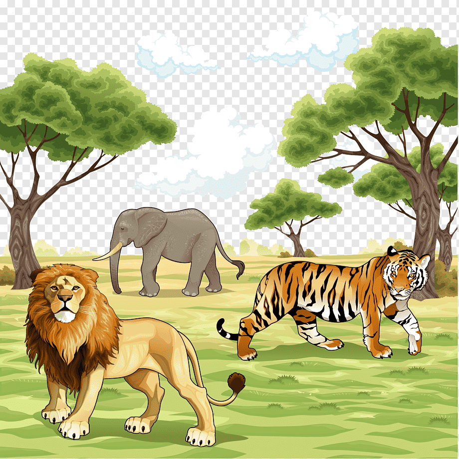 Животные Африки рисунки