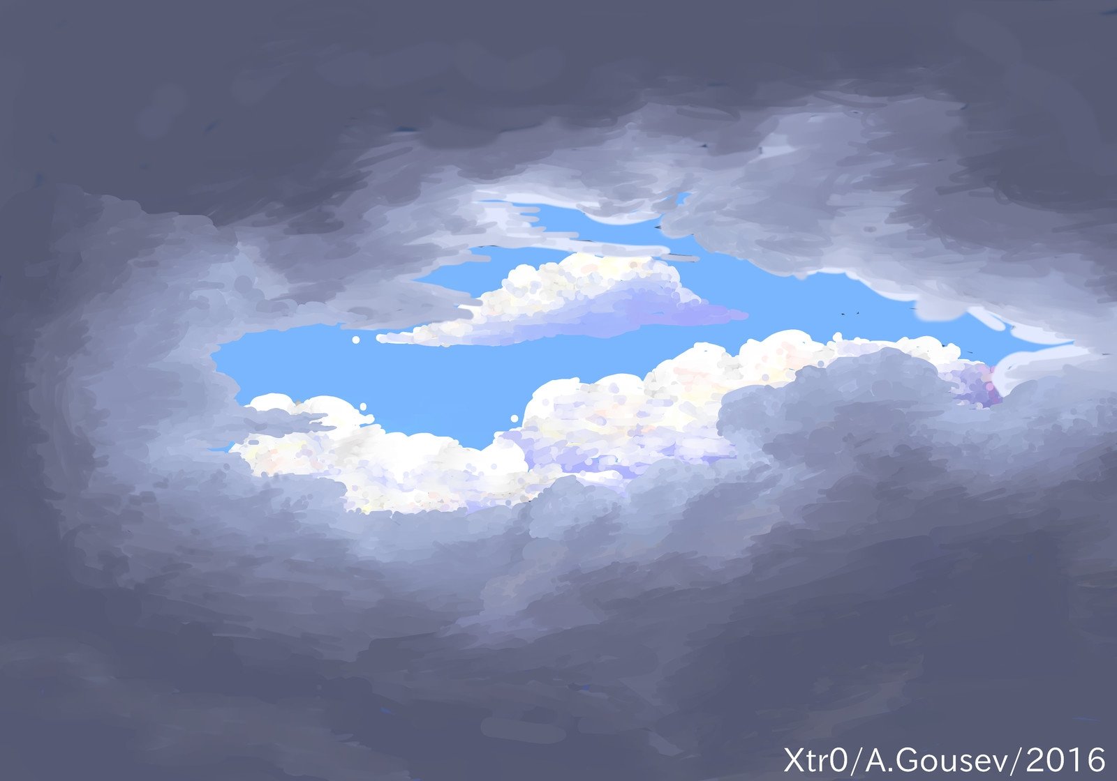 Небо рисунок
