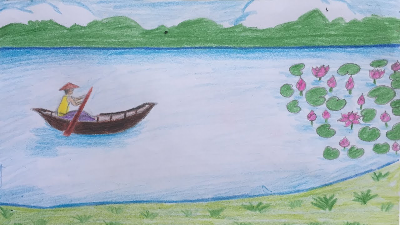 Детские рисунки озера. Озеро рисунок. Детские рисунки озеро. Пейзаж рисунок. Озеро рисование с детьми.