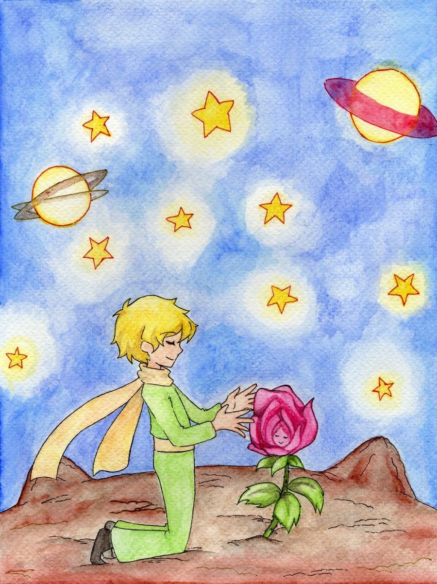 Экзюпери маленький принц роза