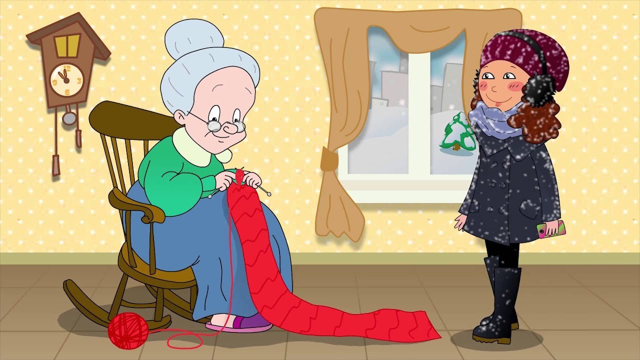 Бабушка связала шарф. Бабушка рисунок. Бабушка вяжет. Бабушка картинка для детей. Бабушка с ребенком.