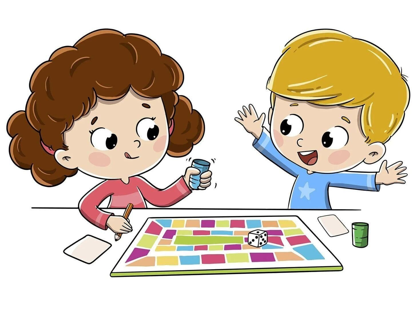 Картинки детей играющих в настольные игры