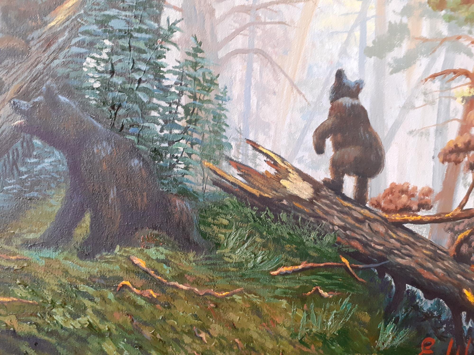 Шишкин медведи в Сосновом Бору