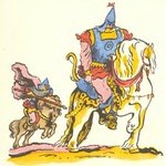 Илья Муромец и Святогор рисунок