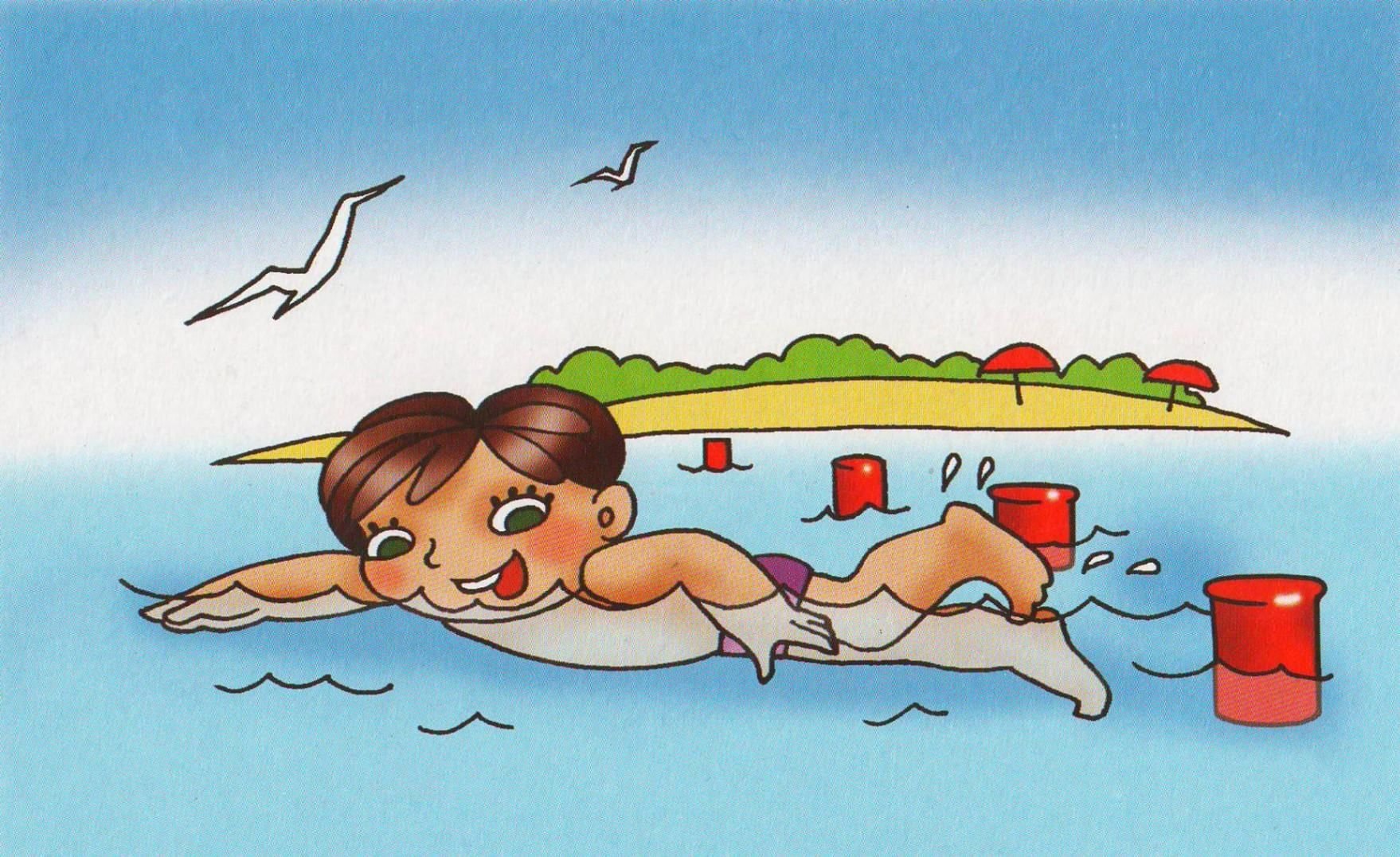 Безопасная вода рисунки детей - 91 фото