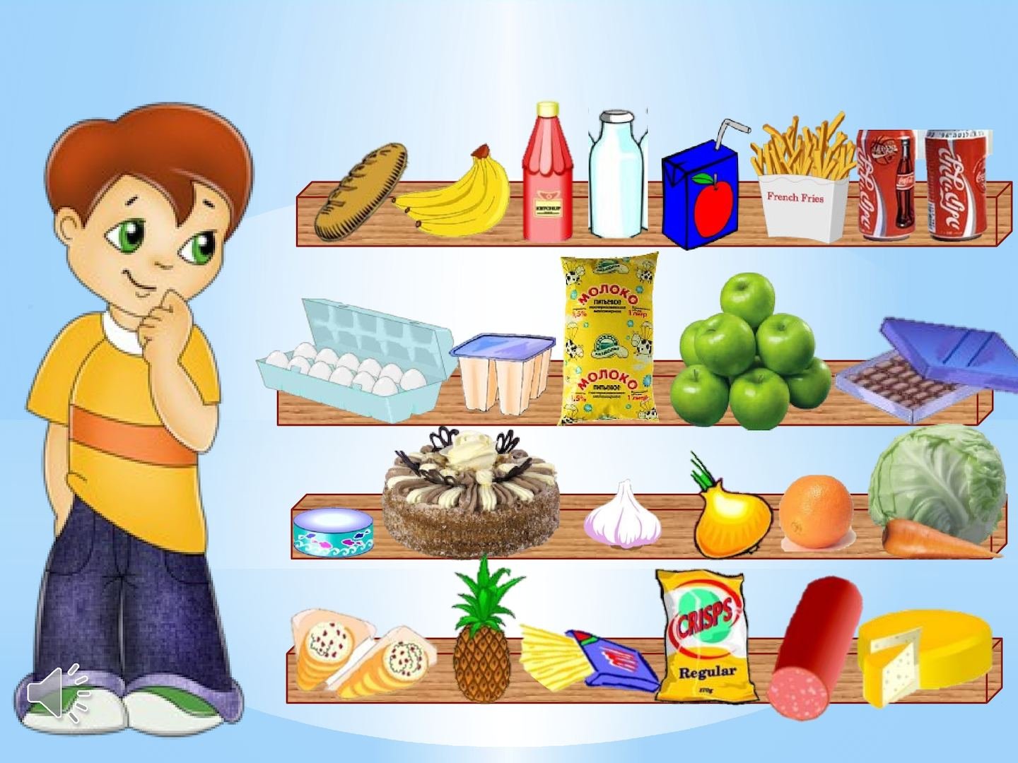 Полезные продукты для детей дошкольного возраста