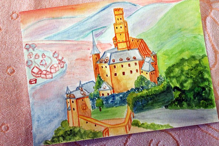 Старая крепость рисунок город. Европейские города средневековья 4 класс. Замок для рисования. Замок цветными карандашами. Средневековый замок изо.