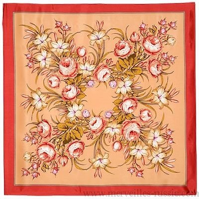 Эскиз Павлово Посадского платка