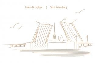Санкт-Петербург рисунок