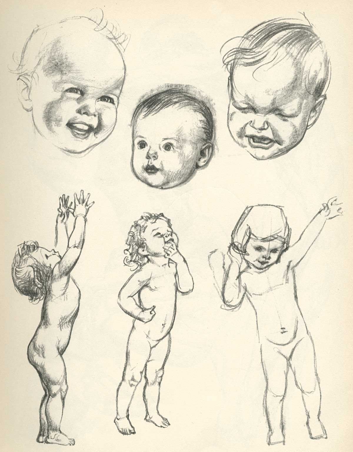 Анатомия ребёнка для рисования