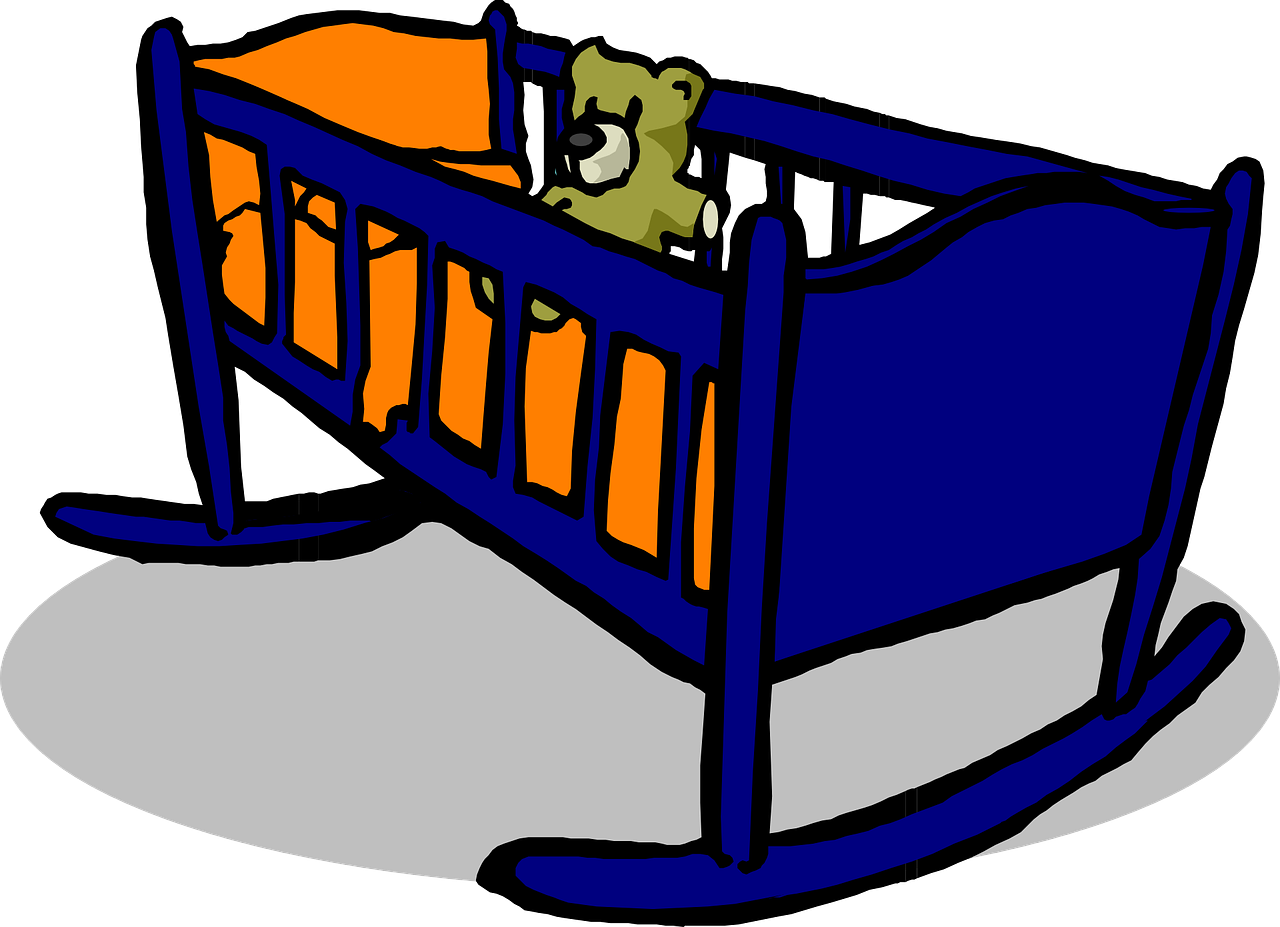 Слово люлька. Кроватка детская мультяшный. Кровать детская мультяшная. Детская кроватка для малышей. Нарисованная детская кроватка.