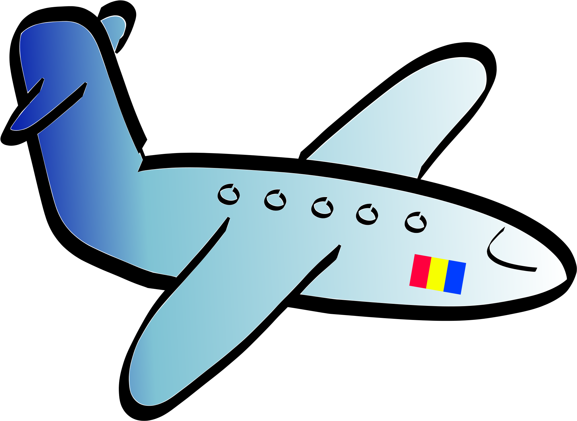 Фото самолета рисунок для детей