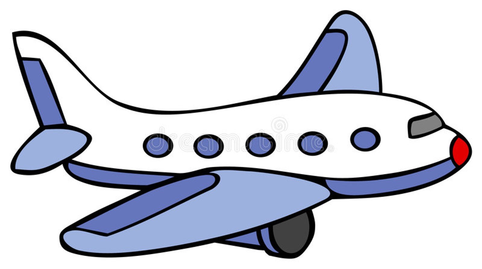 Самолет без окошек для детей