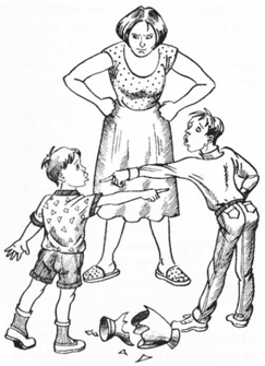 Раскраска непослушные дети