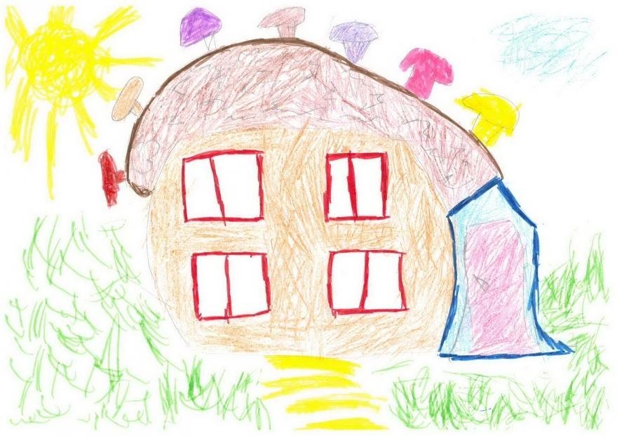 Дом рисунки детей