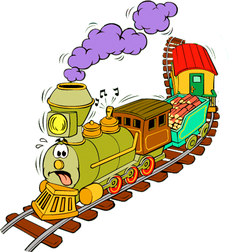 Паровоз мультяшный. Поезда для детей. Железная дорога, мультяшная. Поезд мультяшный. Веселая железная дорога