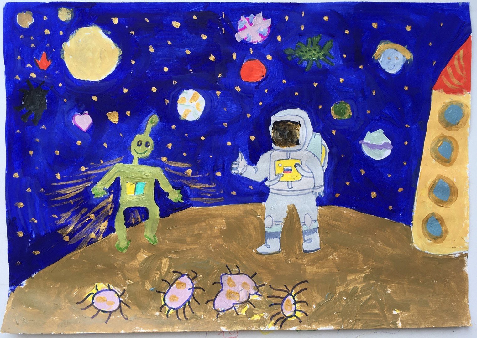 Космос для детей 3 4 видео. Рисунок на тему космос. Рисунок на космическую тему. Рисование для детей космос. Детские рисунки на тему космос.