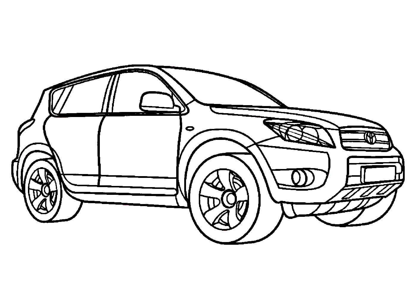 Toyota rav4 чертеж