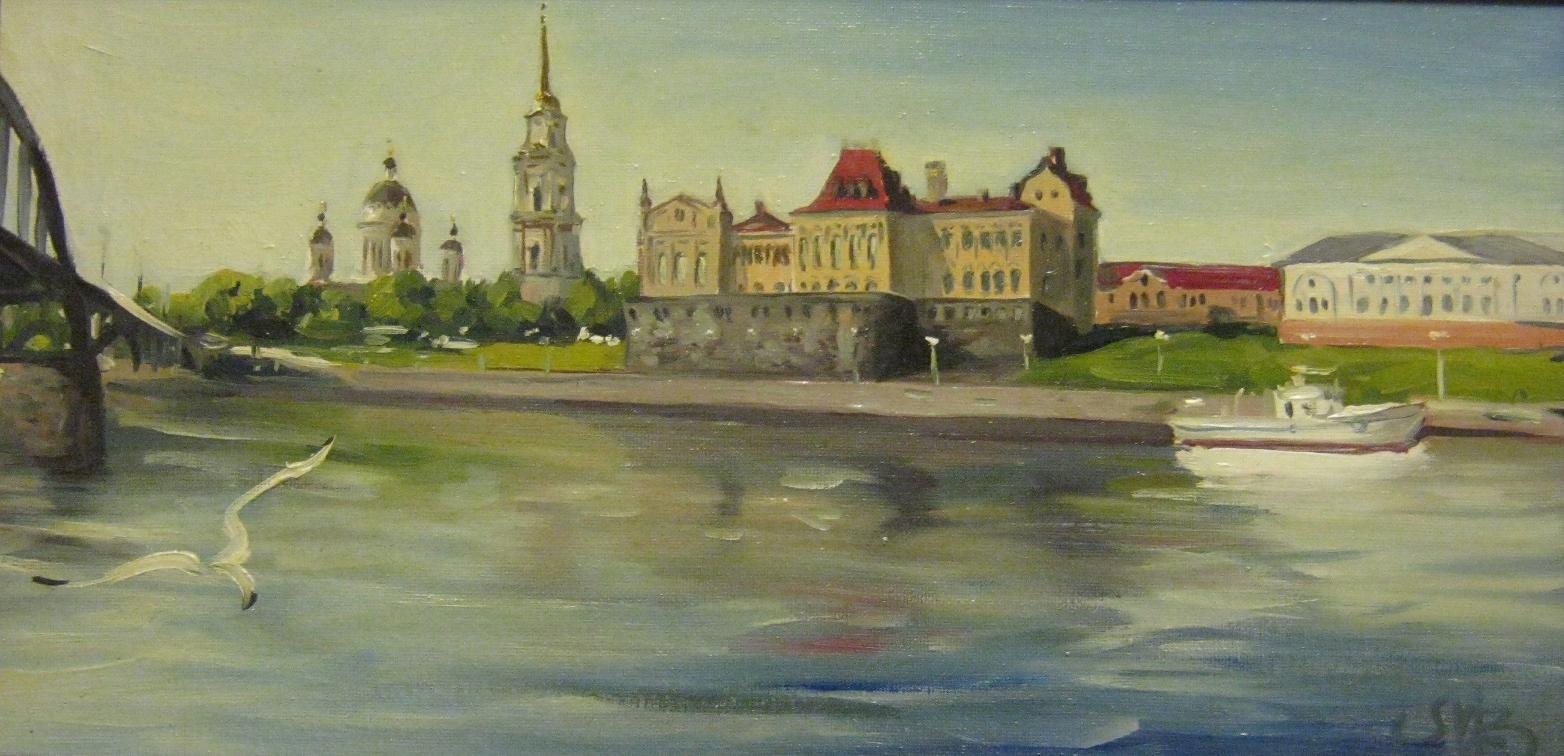 Пейзаж города Рыбинска