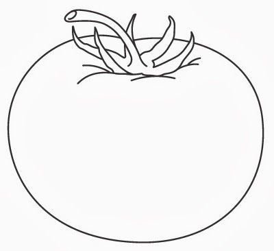 Помидор раскраска для детей