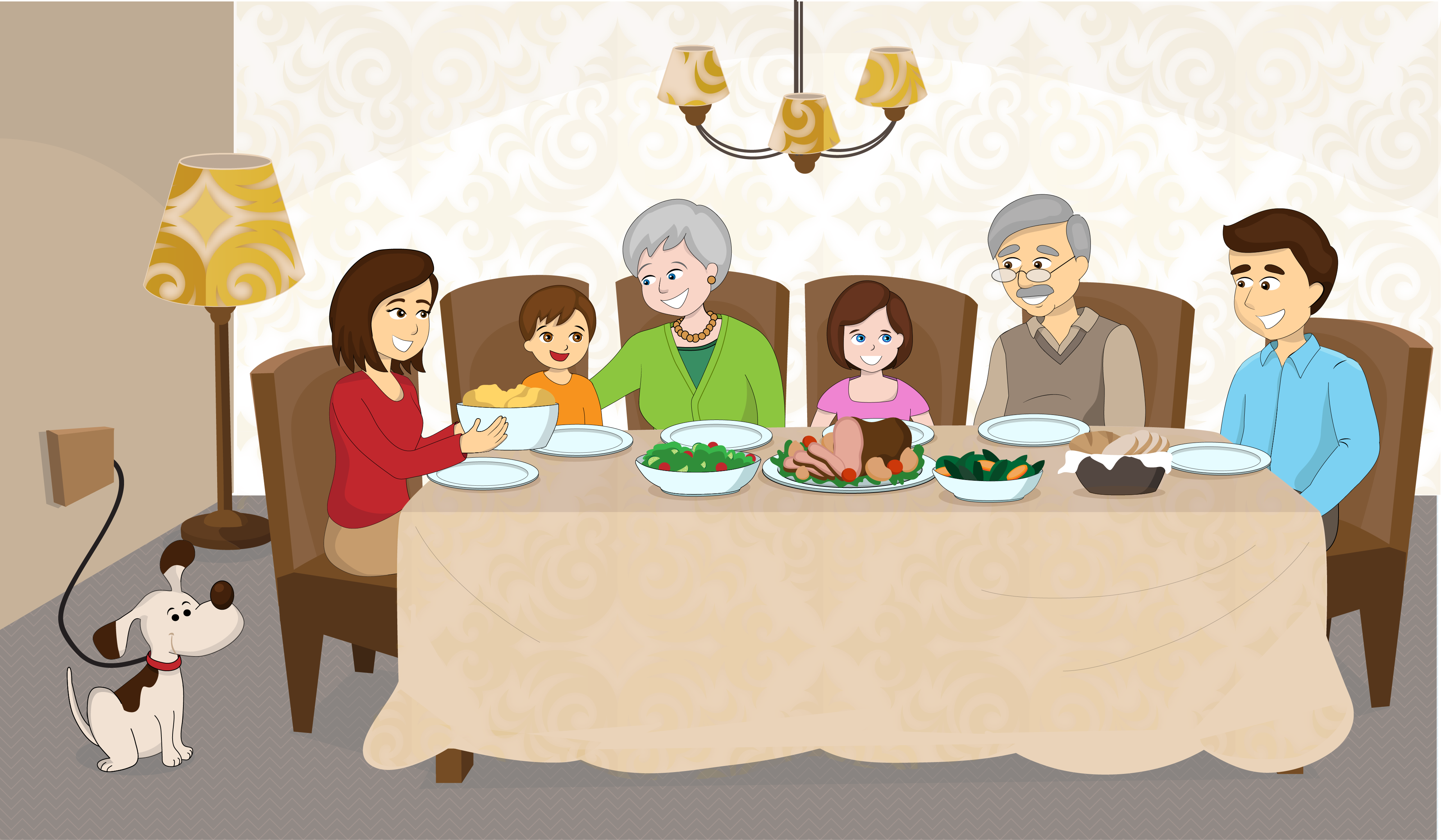 He dine. Семья за столом. Семья за столом вектор. Семья за столом иллюстрация. Семейные традиции рисунок.