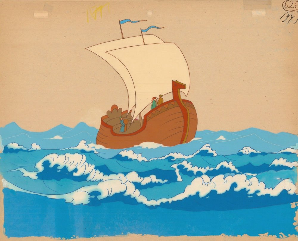 Судно весело бежит. Пушкин сказка о царе Салтане иллюстрации корабль. Корабль из сказки о царе Салтане. Корабль царя Салтана.