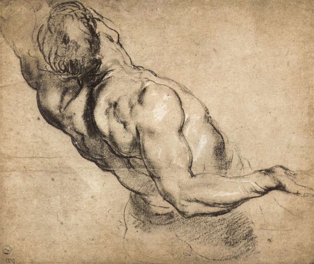 Молодые художницы рисуют мужское тело